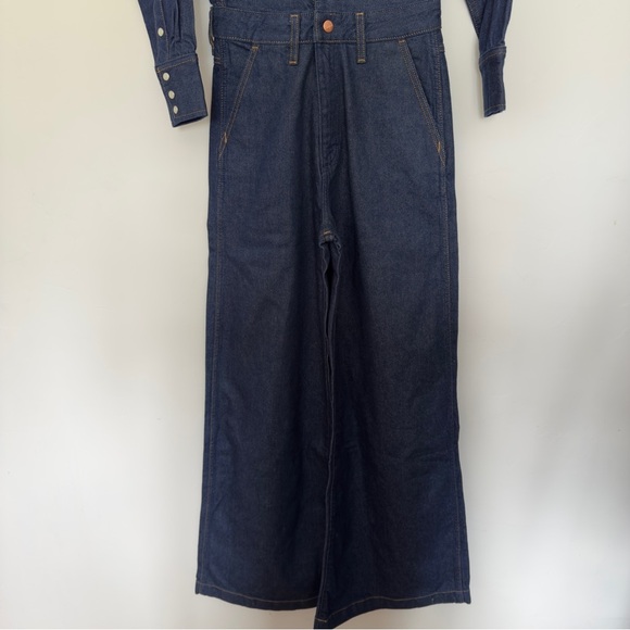 NWT Wrangler Trouser Wide-leg Coverall FP Size: XS - Picture 6 of 7
